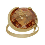 SORTIJA ORO 18KL - PIEDRA CHAMPAN - Números: nº 18 
