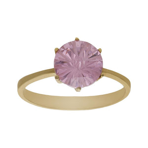 SORTIJA ORO 18KL - PIEDRA ROSA - Números: nº 13 