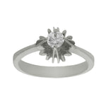 SORTIJA ORO BLANCO 18KL CIRCONITA - Números: nº 10 