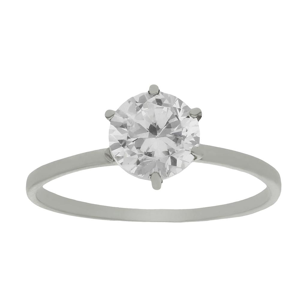 SORTIJA ORO BLANCO 18KL CIRCONITA - Números: nº 17 