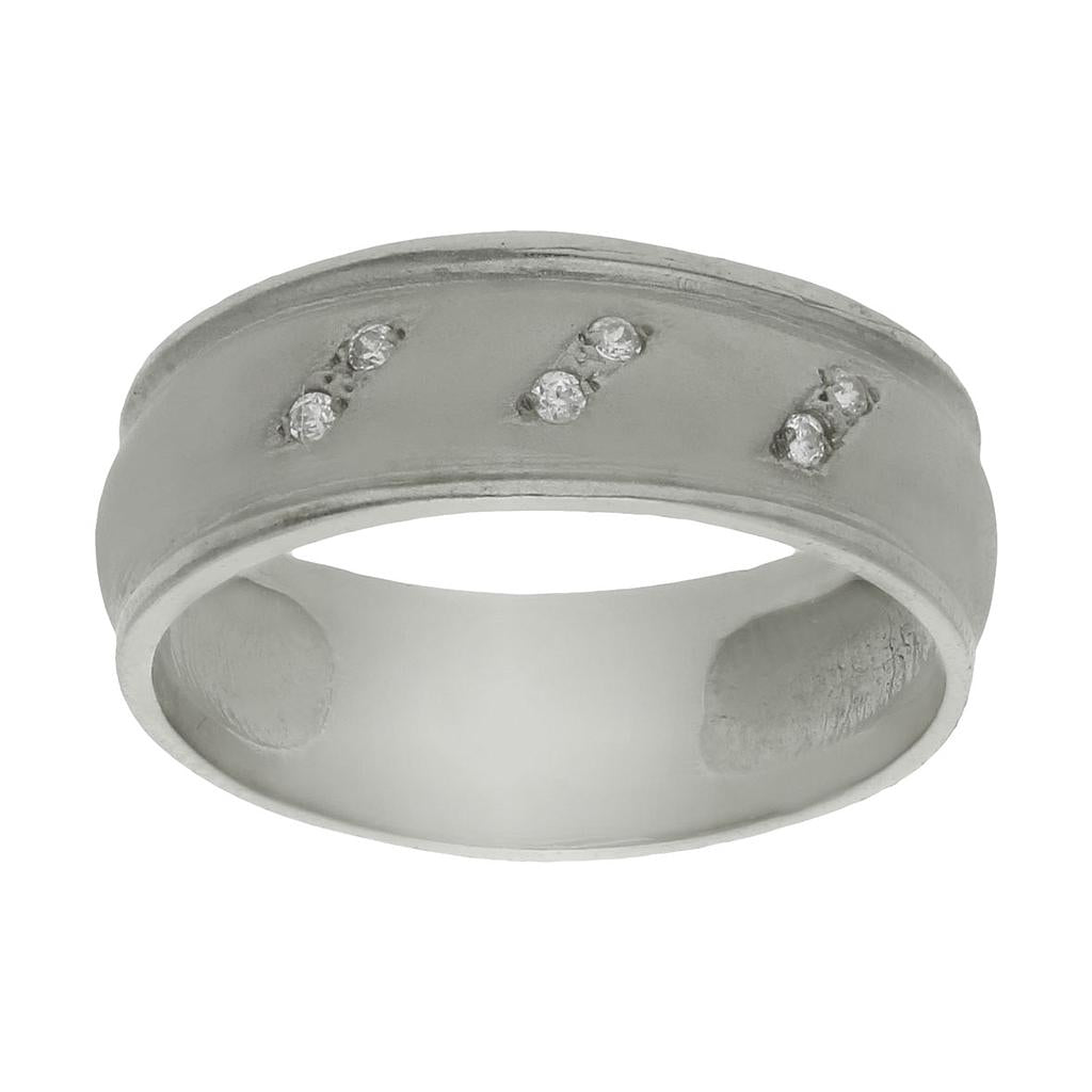 SORTIJA ORO BLANCO 18KL CIRCONITAS - Números: nº 13 
