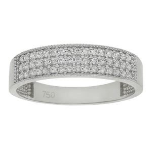SORTIJA ORO BLANCO 18KL CIRCONITAS - Números: nº 13 