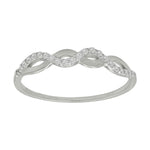 SORTIJA ORO BLANCO 18KL CIRCONITAS - Números: nº 14 