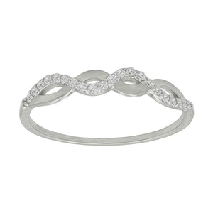 SORTIJA ORO BLANCO 18KL CIRCONITAS - Números: nº 14 
