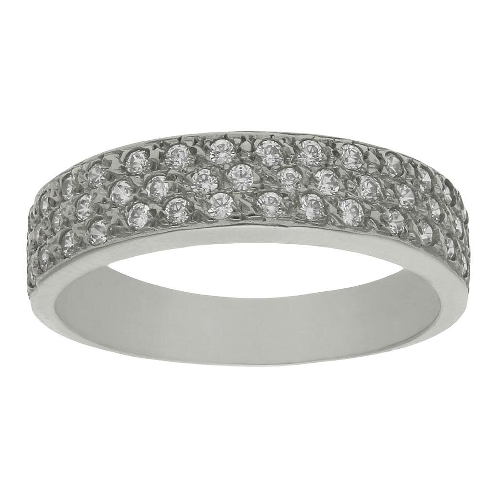 SORTIJA ORO BLANCO 18KL CIRCONITAS - Números: nº 17 