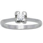 SORTIJA ORO BLANCO 18KL DIAMANTE - Números: nº 10 