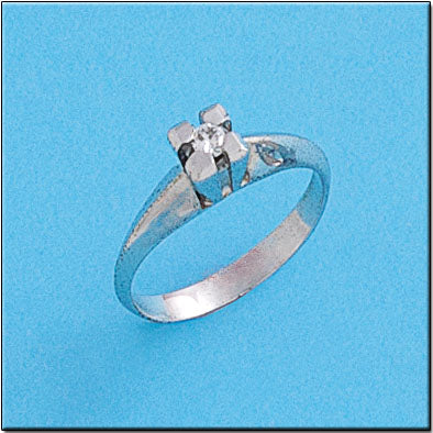 SORTIJA ORO BLANCO 18KL DIAMANTE - Números: nº 10 