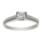 SORTIJA ORO BLANCO 18KL DIAMANTE - Números: nº 10 