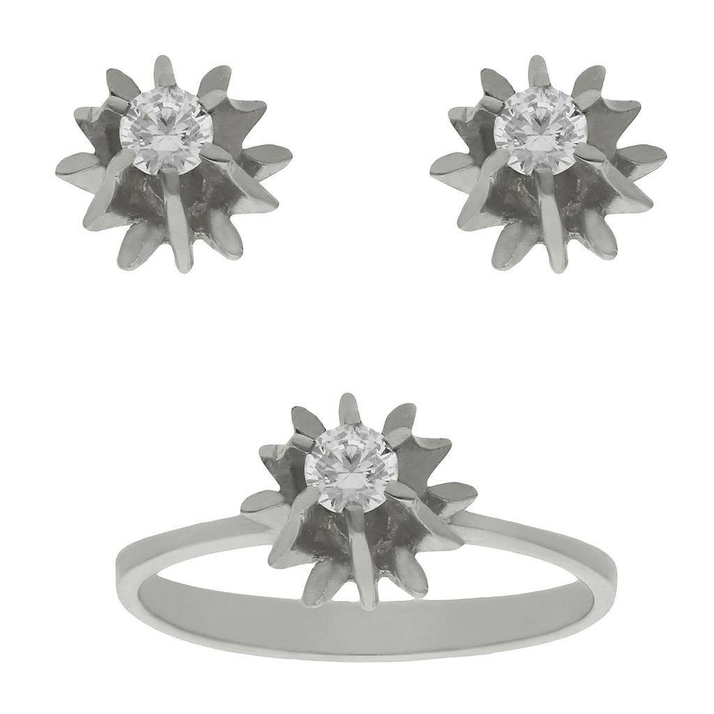SORTIJA ORO BLANCO 18KL DIAMANTE - Números: nº 10 