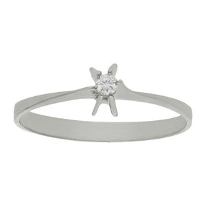 SORTIJA ORO BLANCO 18KL DIAMANTE - Números: nº 12 