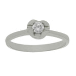SORTIJA ORO BLANCO 18KL DIAMANTE - Números: nº 12 