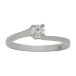 SORTIJA ORO BLANCO 18KL DIAMANTE - Números: nº 12 