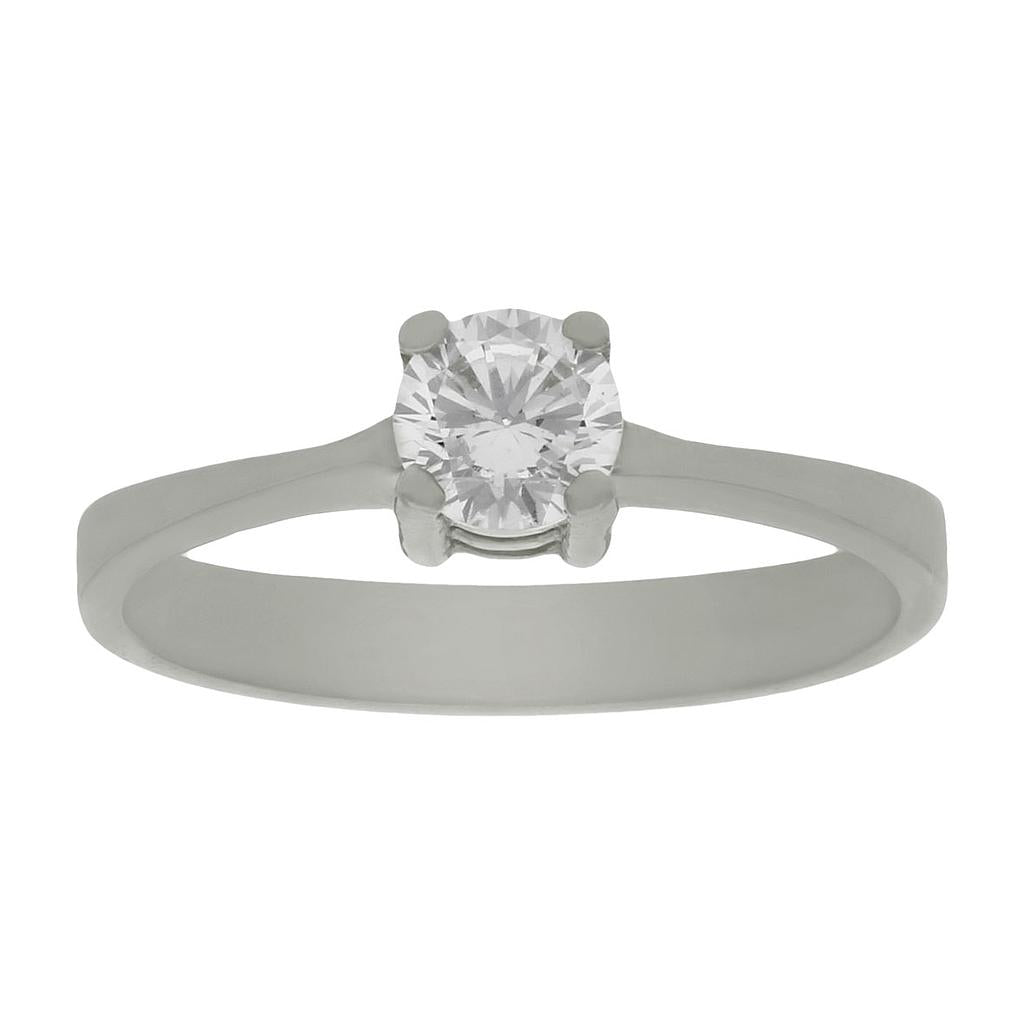 SORTIJA ORO BLANCO 18KL DIAMANTE - Números: nº 12 