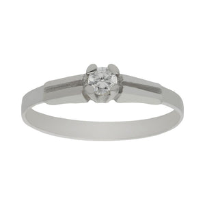 SORTIJA ORO BLANCO 18KL DIAMANTE - Números: nº 12 