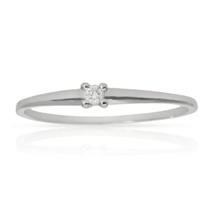 SORTIJA ORO BLANCO 18KL DIAMANTE - Números: nº 12 
