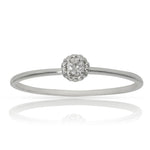 SORTIJA ORO BLANCO 18KL DIAMANTE - Números: nº 12 