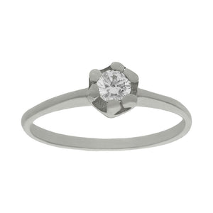 SORTIJA ORO BLANCO 18KL DIAMANTE - Números: nº 13 