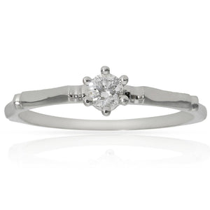 SORTIJA ORO BLANCO 18KL DIAMANTE - Números: nº 13 