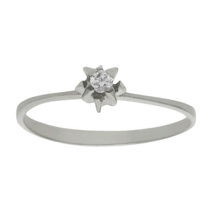 SORTIJA ORO BLANCO 18KL DIAMANTE - Números: nº 14 