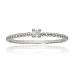 SORTIJA ORO BLANCO 18KL DIAMANTE - Números: nº 14 