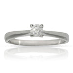 SORTIJA ORO BLANCO 18KL DIAMANTE - Números: nº 14 