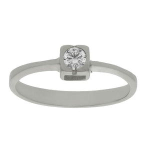 SORTIJA ORO BLANCO 18KL DIAMANTE - Números: nº 15 
