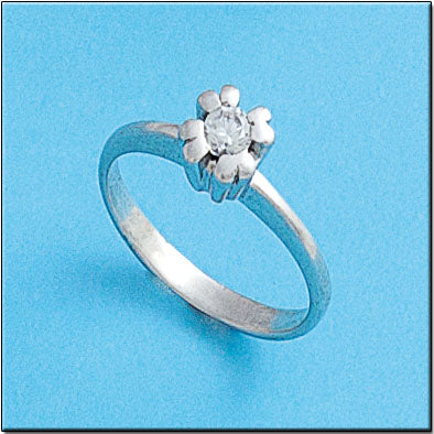 SORTIJA ORO BLANCO 18KL DIAMANTE - Números: nº 15 