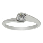 SORTIJA ORO BLANCO 18KL DIAMANTE - Números: nº 15 