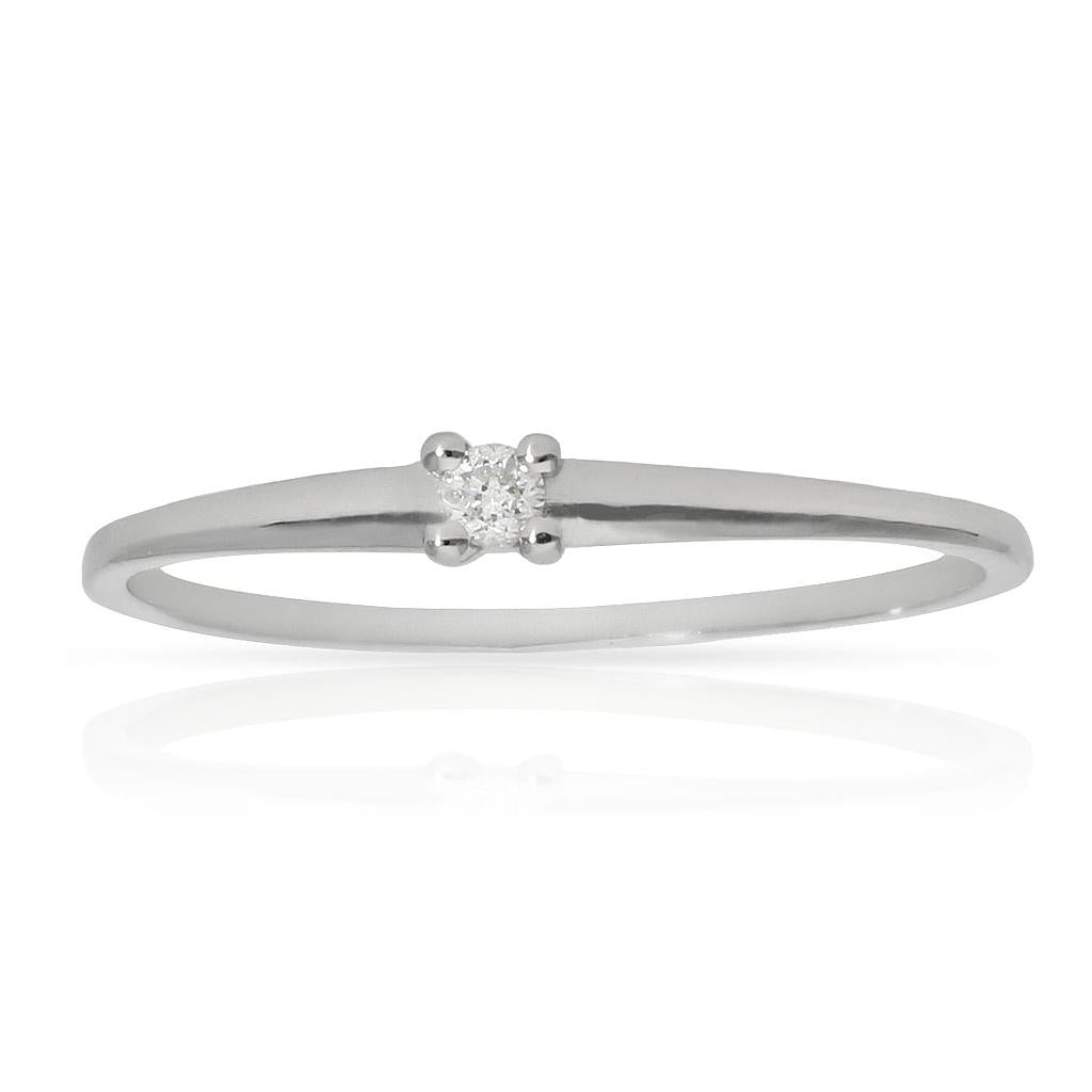 SORTIJA ORO BLANCO 18KL DIAMANTE - Números: nº 15 