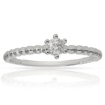 SORTIJA ORO BLANCO 18KL DIAMANTE - Números: nº 15 