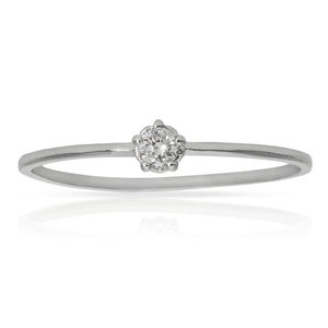 SORTIJA ORO BLANCO 18KL DIAMANTE - Números: nº 15 