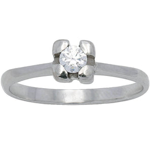 SORTIJA ORO BLANCO 18KL DIAMANTE - Números: nº 16 