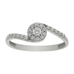SORTIJA ORO BLANCO 18KL DIAMANTE - Números: nº 16 