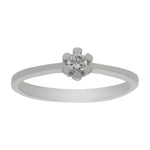 SORTIJA ORO BLANCO 18KL DIAMANTE - Números: nº 16 