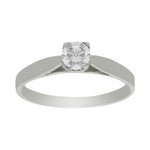 SORTIJA ORO BLANCO 18KL DIAMANTE - Números: nº 17 