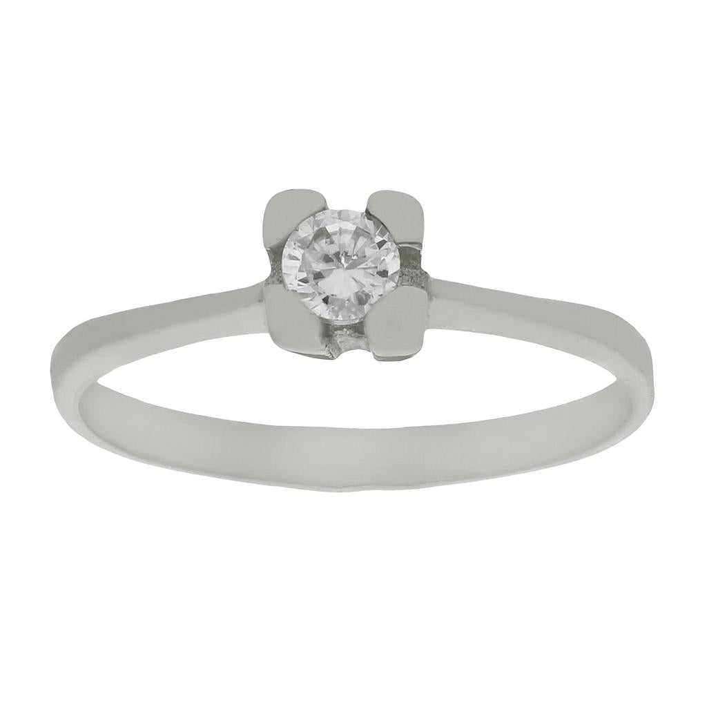 SORTIJA ORO BLANCO 18KL DIAMANTE - Números: nº 17 