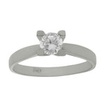 SORTIJA ORO BLANCO 18KL DIAMANTE - Números: nº 17 