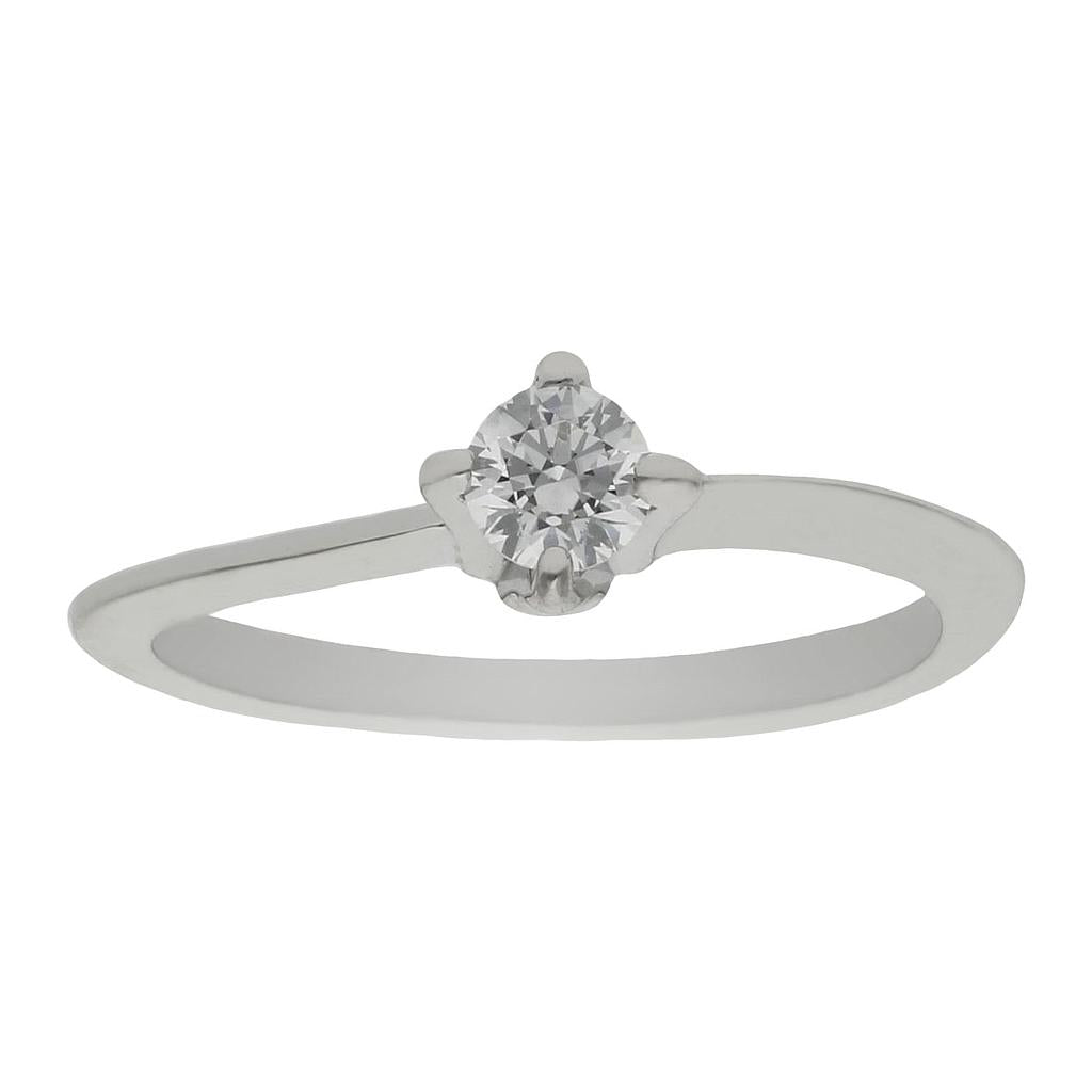 SORTIJA ORO BLANCO 18KL DIAMANTE - Números: nº 17 