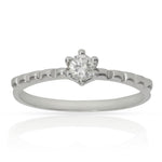 SORTIJA ORO BLANCO 18KL DIAMANTE - Números: nº 17 