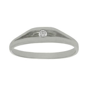 SORTIJA ORO BLANCO 18KL DIAMANTE - Números: nº 18 