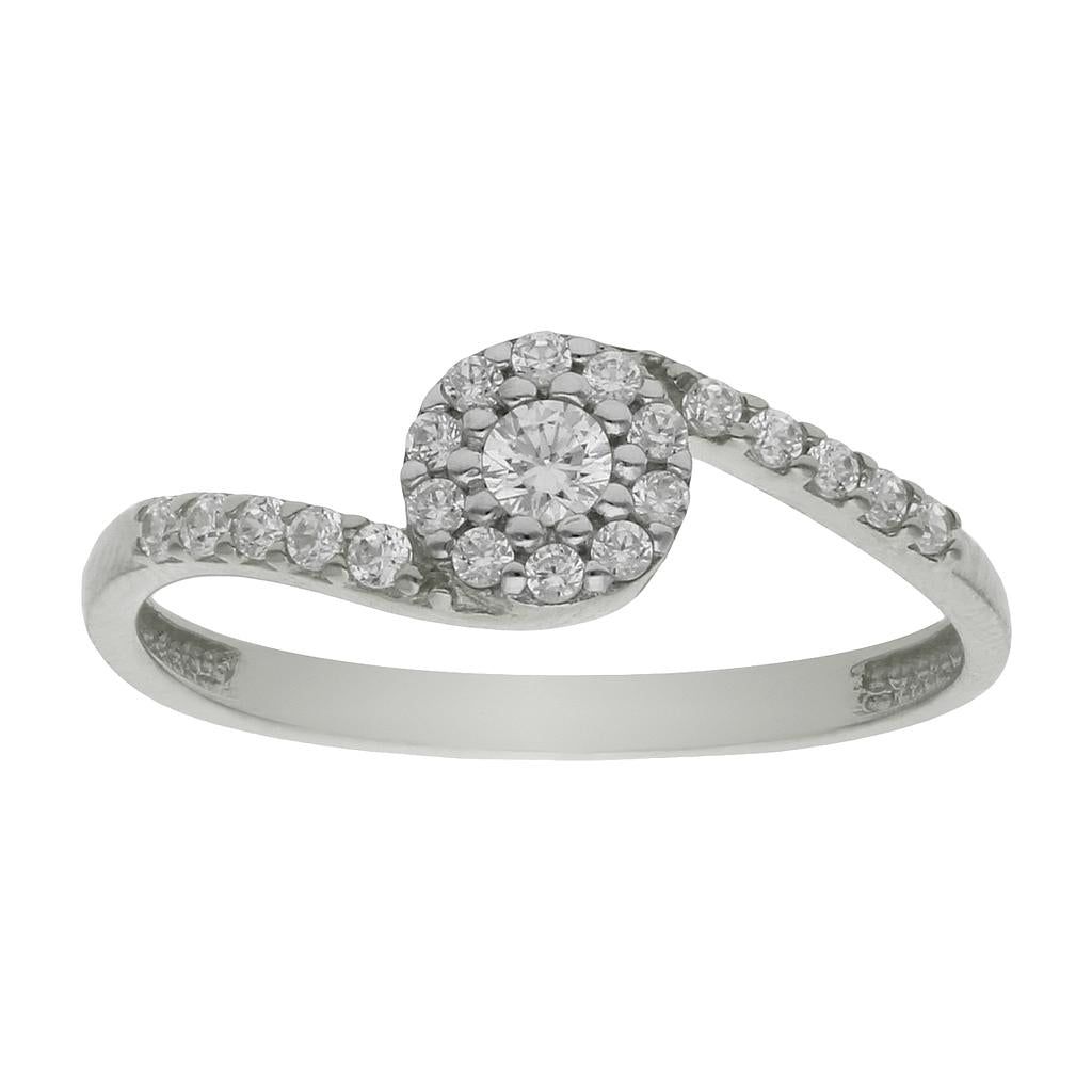 SORTIJA ORO BLANCO 18KL DIAMANTE - Números: nº 18 