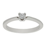 SORTIJA ORO BLANCO 18KL DIAMANTE - Números: nº 18 
