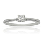 SORTIJA ORO BLANCO 18KL DIAMANTE - Números: nº 18 