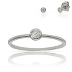 SORTIJA ORO BLANCO 18KL DIAMANTE - Números: nº 18 