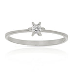SORTIJA ORO BLANCO 18KL DIAMANTE - Números: nº 19 