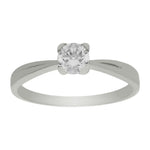 SORTIJA ORO BLANCO 18KL DIAMANTE - Números: nº 19 