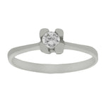 SORTIJA ORO BLANCO 18KL DIAMANTE - Números: nº 19 