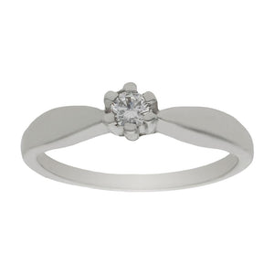 SORTIJA ORO BLANCO 18KL DIAMANTE - Números: nº 19 