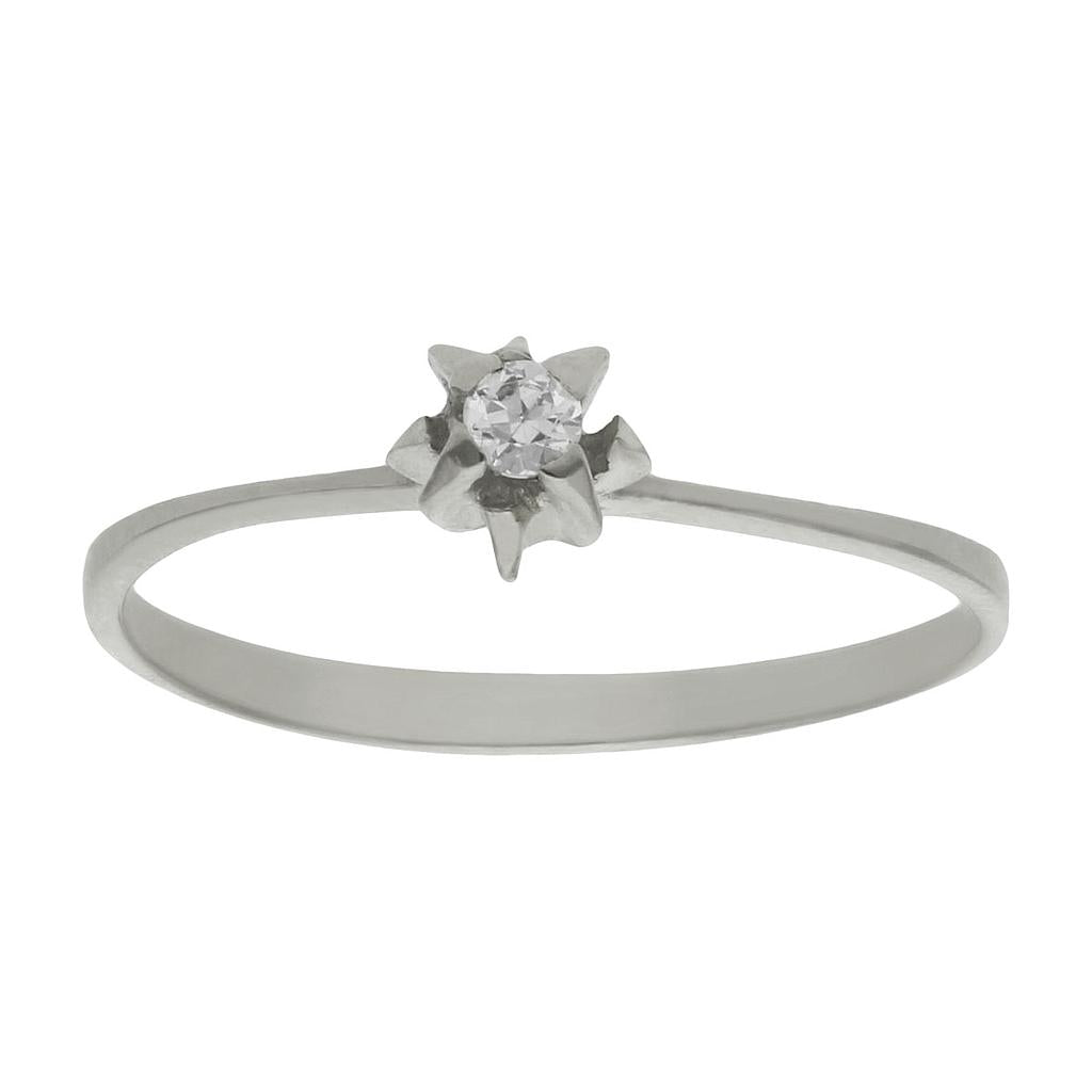 SORTIJA ORO BLANCO 18KL DIAMANTE - Números: nº 20 