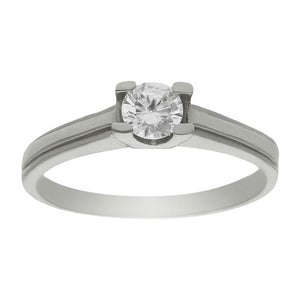 SORTIJA ORO BLANCO 18KL DIAMANTE - Números: nº 20 